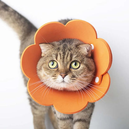 Pets Protective Collar EVA Soft Flower Shape Anti-lick Cats Dogs Wound Healing Protection Cover Anti-bite Animal Supplies
