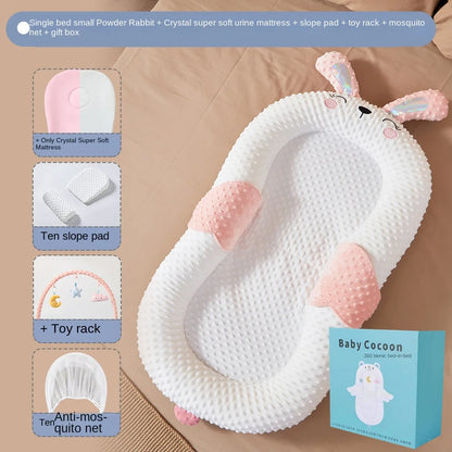 Lazychild Bed In Bed Baby Lying Down Sleeping Soundly Newborn Sleeping Pad Multifunctional Safety Device Gift Set Drop-shipping