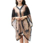 Women Shawl Cashew Print Beads Ladies Loose-fitting Sexy Cover Up for Vacation Woman Scarf Ladies Shawl
