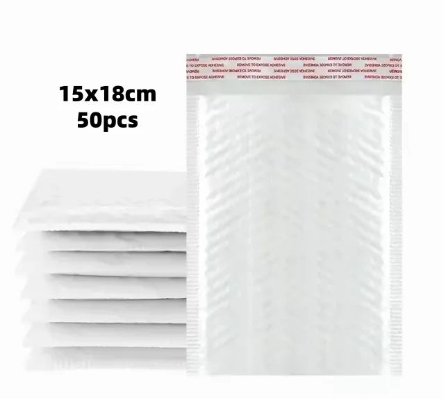 50/100Pcs Pearl Film Waterproof Bubble Bags, Thickened Self-Sealing Foam Envelope Courier Bags for Express Packaging,