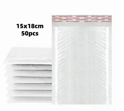 50/100Pcs Pearl Film Waterproof Bubble Bags, Thickened Self-Sealing Foam Envelope Courier Bags for Express Packaging,