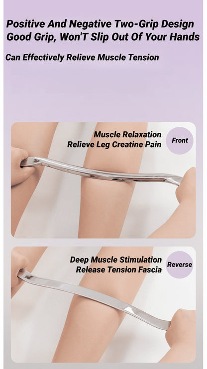 Gua Sha Scraping Massage Tool For Large Muscles Soft Tissue Mobilization 304 Stainless Steel Fascia Knife M Guasha Therapy