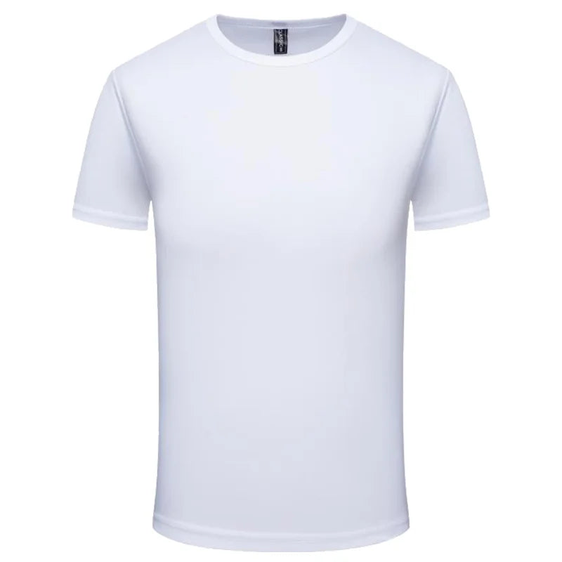 Summer Quick-drying T-shirt Custom Logo Breathable Sports Top Embroidery Personalized Logo Team Activity T-shirt Print Pattern