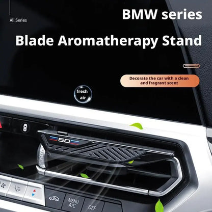 Suitable for BMW car mounted aromatherapy blade air outlet bracket 3 series 5 series X1X3X5 automotive solid fragrance cream int