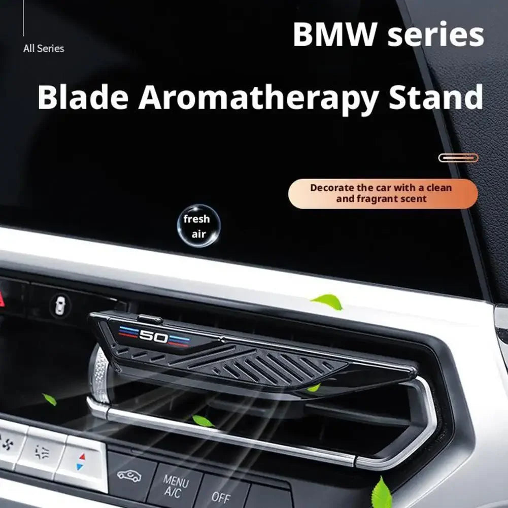 Suitable for BMW car mounted aromatherapy blade air outlet bracket 3 series 5 series X1X3X5 automotive solid fragrance cream int