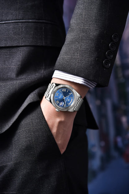 PAGANI DESIGN 2026 New Luxury Rose Gold DD40 Automatic Watch For Men 8285 Mechanical Wristwatch Men Stainless Steel Waterproof