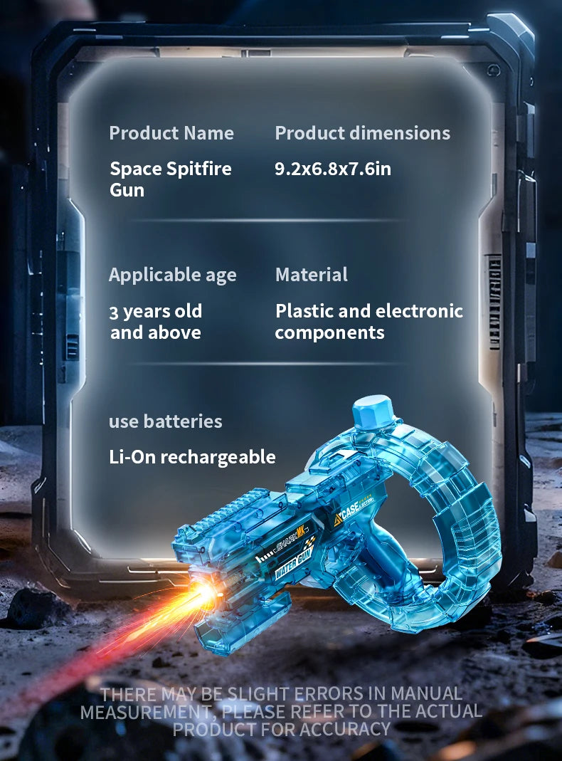 Electric Water Guns For Adults Powerful Squirt Automatic Water Suction Water Blasters Summer Outdoor Beach Toy For boys Kid Gift