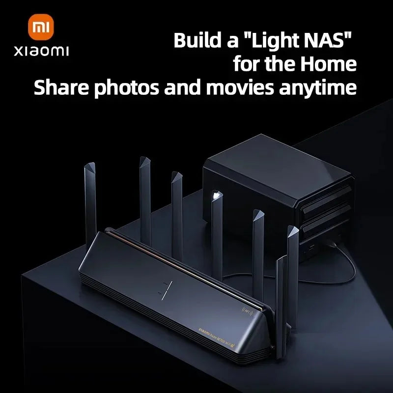 Xiaomi Mi Router BE7000 Tri-Band WiFi Repeater VPN 1GB Mesh USB 3.0 IPTV 4 X 2.5G Ethernet Ports Modem Signal Amplifier -CN