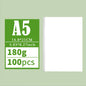 3R 4R 5R A5 Multi Specification High Gloss Photo Paper Photo Printing Paper Inkjet Printer 180G Glossy Single-Sided Photo Paper