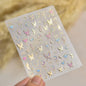 Jelly Butterfly 5D Nail Art Sticker Rhinestone Crystal Charming Shiny Insect Animals DIY Self Adhesive Decoration Manicure Decal