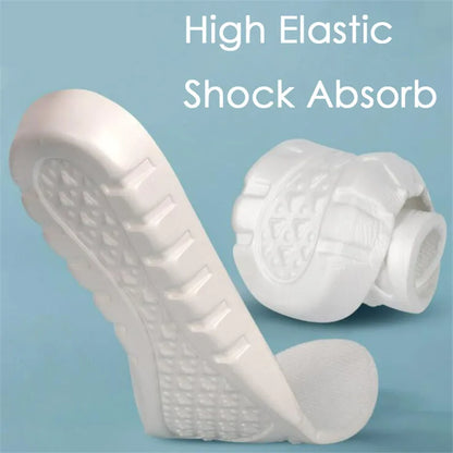 1Pair High Elasticity Memory Foam Insoles for Men Sport Insole Soft Arch Support Shoe Pads Breathable Feet Care Insert Cushion