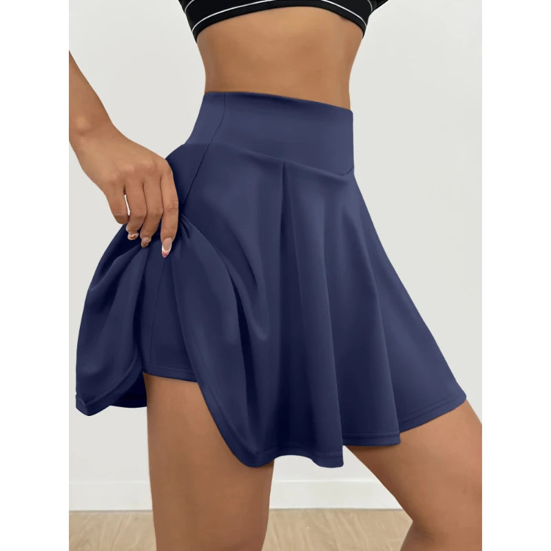 Female Half Body Skirt Hundreds of Skin Friendly Soft and Comfortable Pleated Skirt Casual Slim Solid Colour Skirt and Pants