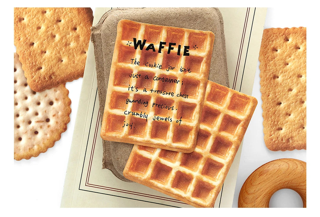 30pcs Biscuit Plan Series Retro Ins Dessert Biscuit Theme Message Memo Creative DIY Handmade Scrapbook Aesthetic Material