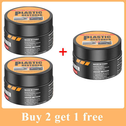 Car Plastic Restorer Back To Black Gloss Auto Interior Leather & Panel Renewal Wax Coating Agent Auto Polish And Repair Coating
