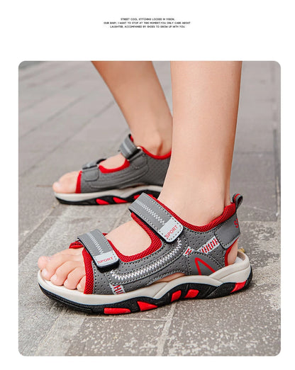 Breathable Children's Sandals Beach Shoes Boys Outdoor Sports For Kid's Girls Students Casual Sandals Anti-slip Flat Walking