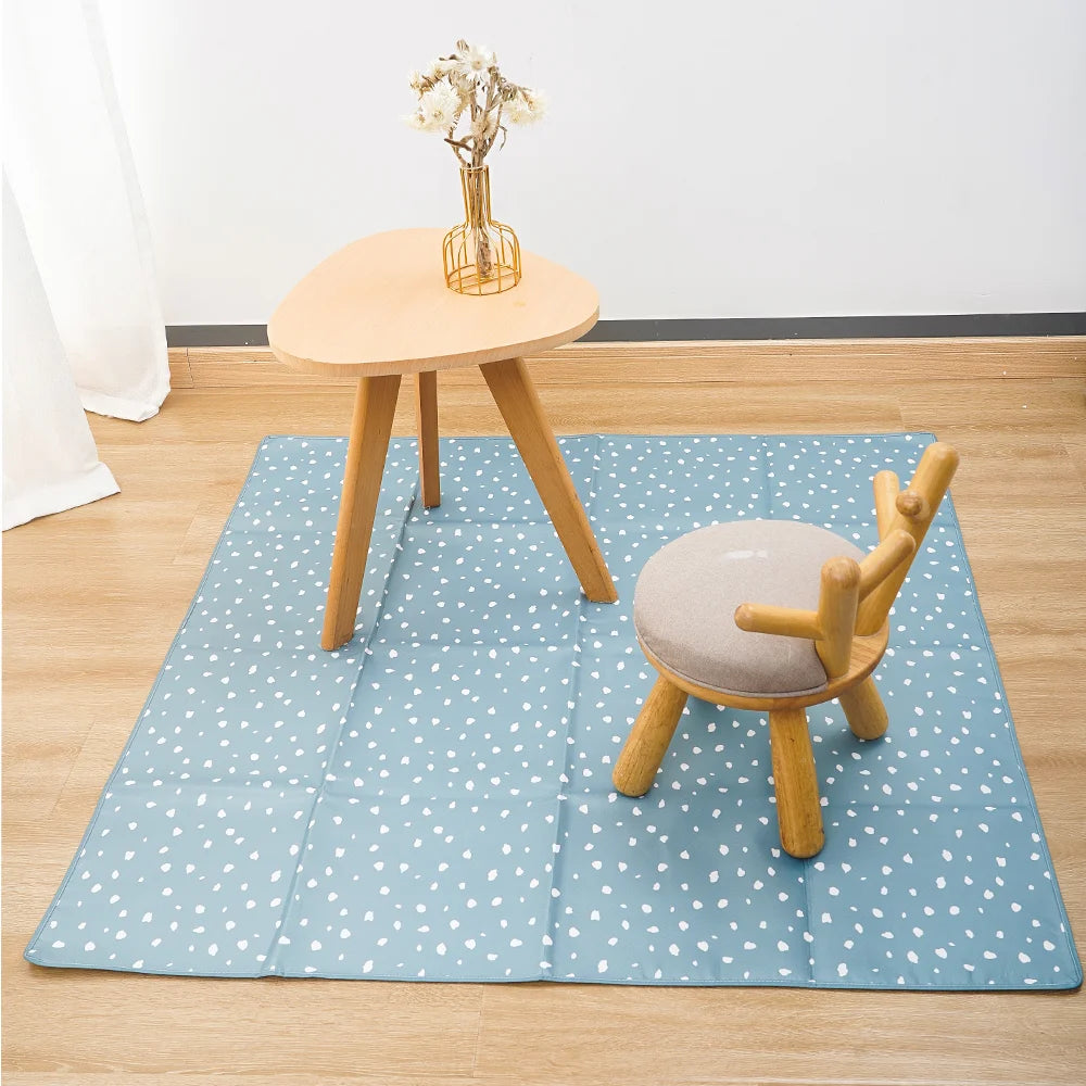 Happy Flute Baby Play Mat, Baby Crawling Mat Portable Waterproof , Anti-Slip Folding Mat Playmat For Baby Indoor Or Outdoor Use