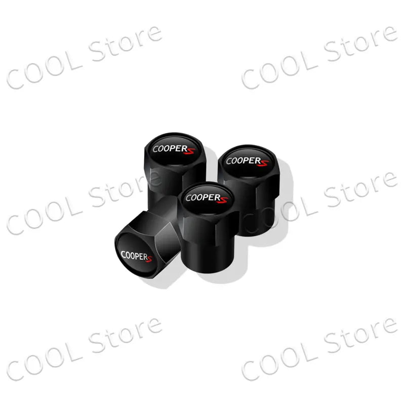 4Pcs Car Styling John Cooper Works Emblem Auto Wheel Tire Air Valve Caps Dust Cover For Mini Cooper S Logo R52 R53 R58 F55 F56