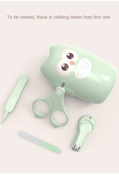 Newborn Baby Nail Scissors Baby Nail Care Tools Kids Safety Portable Nail Scissors Trimmer Tweezers with Box Kids  Nail Art  Set