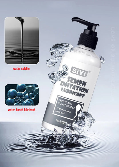 300ml Silicone-Based Lube with Press Pump,  Stringy Anal Lubricant Suitable for Sex Toys Ideal for Toys and Couples