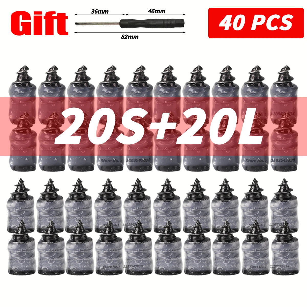 Car Tire Repair Nail Vacuum Tyre Screw Rubber Patch Car Wheel Universal Puncture Repair Kit Car Motorcycle Tubeless Nails Tool