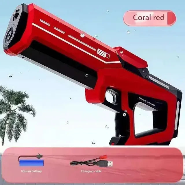 Kids Electric Water Gun Toys Summer Outdoor Beach Pool Garden Fight Games High Pressure Automatic Bursts Watergun Children Gifts