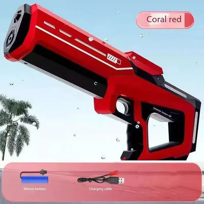 Kids Electric Water Gun Toys Summer Outdoor Beach Pool Garden Fight Games High Pressure Automatic Bursts Watergun Children Gifts