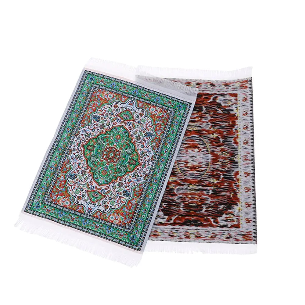 Turkish Style Miniature Weaving Rug Playing House Floor Coverings Dollhouse Carpet  1:12 Scale Doll Accessories