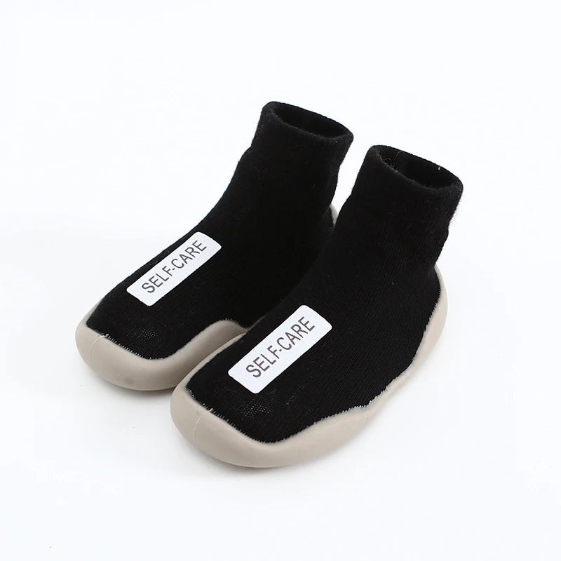 Aikidsay Baby First Socks Shoes Toddler Walker Infant Boys Girls Rubber Soft Sole Floor Barefoot Baby Casual Shoes Knit Booties