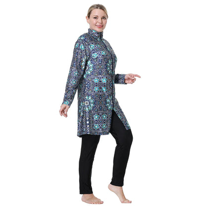 Muslim Swimming Suit for Women Cover Ups Swimwear Abaya Abayas Hijab Long Sleeve Modest Swimsuit Burkini Islamic Designer Hijabs