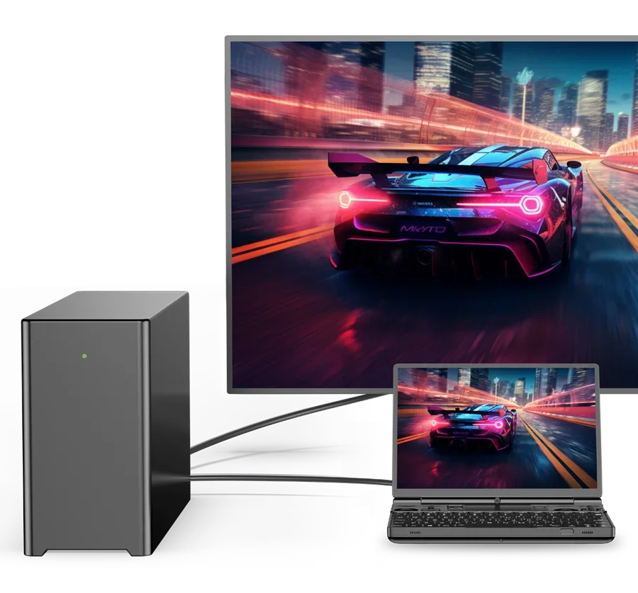 Fierce Ultra GPD 2025 WIN Max 2 Gaming Laptop - 32GB RAM 1TB/2TB SSD AMD 8840U CPU AI9 HX370 Mini PC for High-Performance Comput