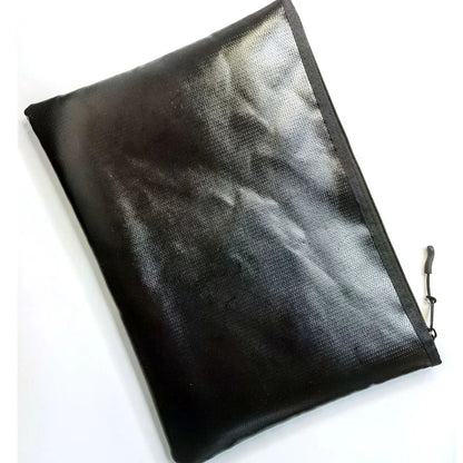 Fireproof Money Bag Flame Resistant Waterproof Document File Pouch Cash Bank Deposit Safe Storage With Pockets Zippers