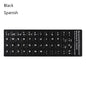 Non-slip Arabic Deutsch Spanish Keyboard Stickers Russian Letter Alphabet Layout English Wear-resistant Keyboard Covers