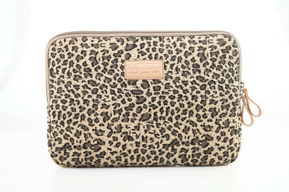 Fashionable classic charm leopard print notebook inner bag iPad/11/13/14 inch 15.6-inch computer bag for men and women
