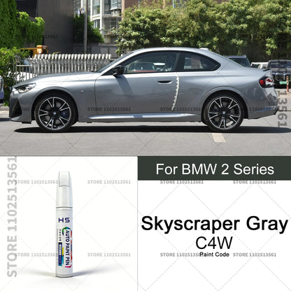 For 2014-2025 BMW 2 Series Scratch Removal and Paint Repair Pen Alpine White 300 490 Black Saphi Blue Gray  Portimao Blue