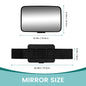 Baby Car Mirror, Shatterproof Rearview Safety Monitor for Infant, Universal Fit for Car Headrests with Non-Slip Strap