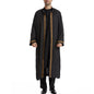 Dubai Saudi Muslim Men Open Abaya Kimono Dresses Turkey Eid Ramadan Islamic Kaftan Arabic Long Robe Caftan Jubba Thobe Clothing