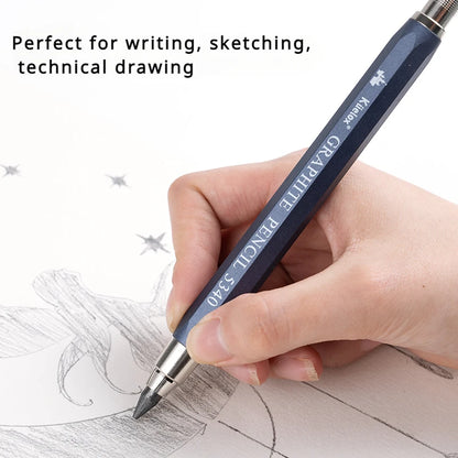 Sketch up 5.6mm Mechanical Graphite Pencil Clutch with Built Sharpener for Woodworking Architect Art Painter Drawing Drafting