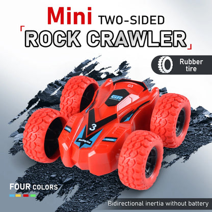 Fun Pull Back Car Double-Side Vehicle Inertia Safety and Fall Resistance Shatter-Proof Model for Kids Boys Children's Toys Car