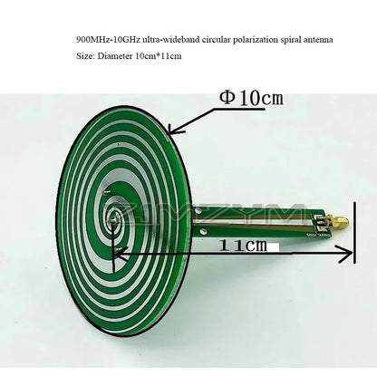 900MHZ-10GHz Circularly Polarized Antennas 3-6dBi Left Right Rotating Line Polarized Wideband Omnidirectional UWB Antennarotator