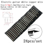 Fingerboard Frets Fret Wire For Electric Guitar Nickel Silver Stainless Steel 2.4MM 2.7mm 2.9MM Repair Material Accessories