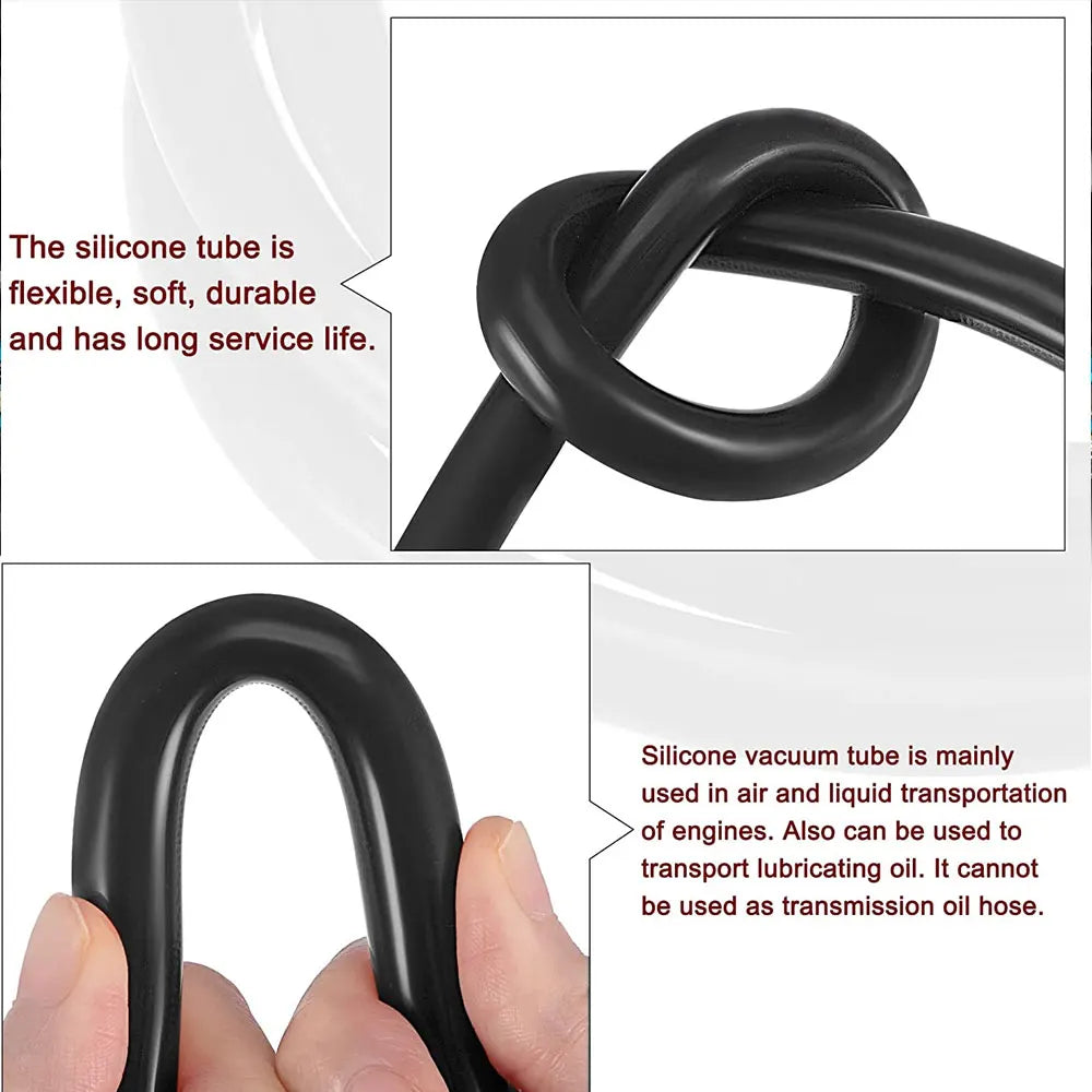 3x9mm Inner Diameter 3mm Thickness 3mm Blue Red Black Car Vacuum Silicone Hose Universal Racing Line Pipe Tube 1/2/3/5/10 meters