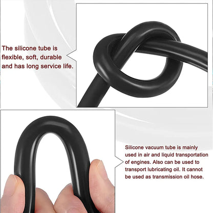 3x9mm Inner Diameter 3mm Thickness 3mm Blue Red Black Car Vacuum Silicone Hose Universal Racing Line Pipe Tube 1/2/3/5/10 meters