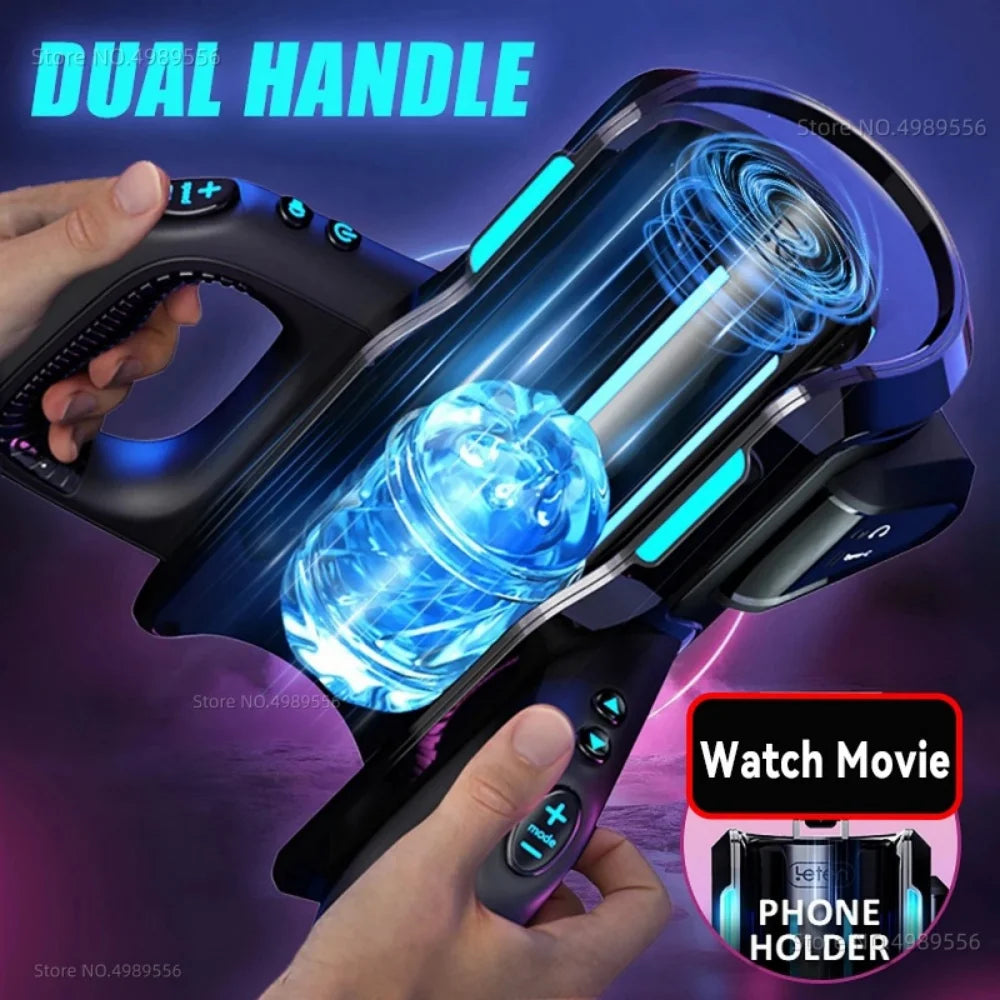 Leten THRUSTING-PRO Suction Stroker Massage Mastribution Electric Deep Throat Penis Pump Automatic Male Masturbator Telescopic