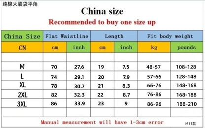 Cotton men's boxer briefs with large pockets, comfortable and hot-selling men's sexy underpants.