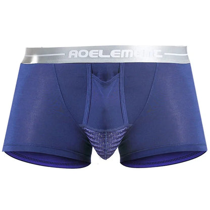 Bullet separate underwear Men's ventilated summer dry underpants Ice silk bag ice healthy boxers