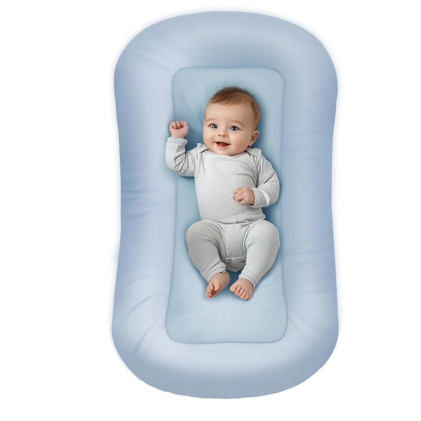 Newborn Folding Sleeping Baby Crib Nest Lounger Portable Bassinet Travel Bed Bassinet Bumper