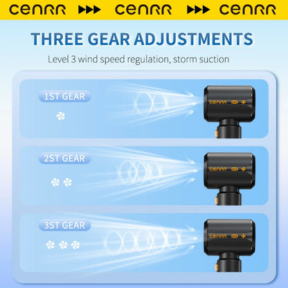 CENRR New Car Vacuum Cleaner High Suction Powerful Wireless Portable Car Cleaner for Home Gift a Birthday Christmas Present