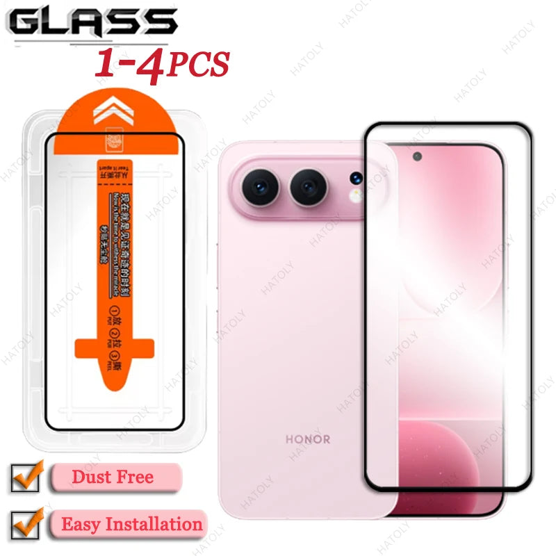 For Honor 500 Pro China Glass Dust Free Screen Protector For Honor 500 China Film Easy Installation Black Edge Protective Film