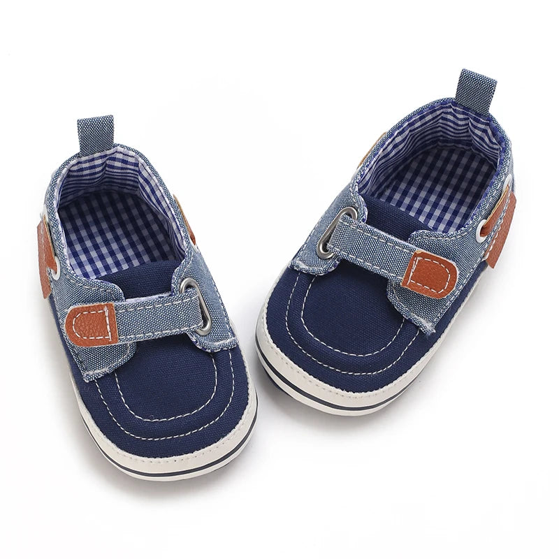 HAIZHIW 0-18M Baptism Newborn Baby Prewalker Girls Boys Casual Shoes Leather Non-Slip Soft-Sole Infant Toddler First Walkers