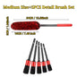 Auto Tire Wheel Detailing Brushs Set Multifunctional Car Cleaning tools for Car Rim Tire Bendable Detail Clean Easy Car Wash Too